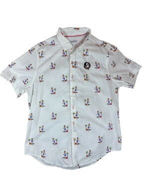 Tommy Bahama Hula Girl Hawaiian Shirt XL Florida State Seminoles FSU